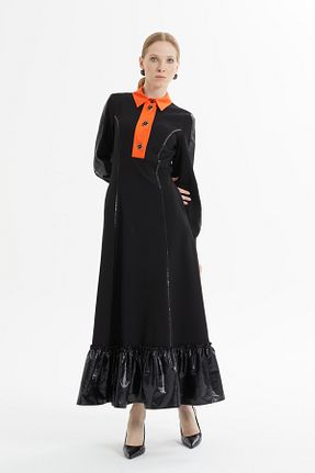 لباس مشکی زنانه بافتنی Kiwe - کد 850428576