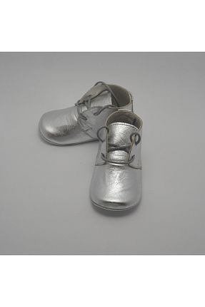 بوت خانگی طوسی بچه گانه چرم خالص LİLOŞ - کد 850383823