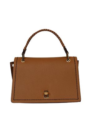 کیف دستی قهوه ای زنانه سایز متوسط Platin - کد 736220412