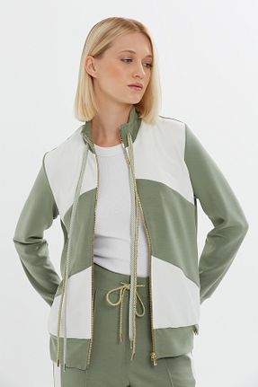 سوئیشرت سبز زنانه Fitted GIZIA - کد 850430779