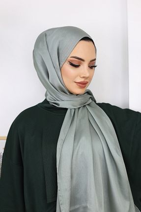 شال سبز زنانه پنبه - پلی استر کد 850430935