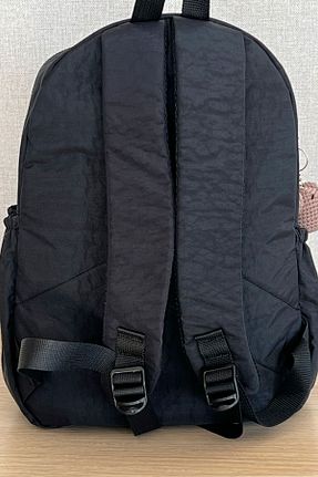 کیف مدرسه مشکی زنانه پارچه ای NEMO BAGS - کد 367973768
