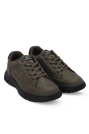 کفش اسنیکر خاکی مردانه بند دار Slazenger - کد 850511106