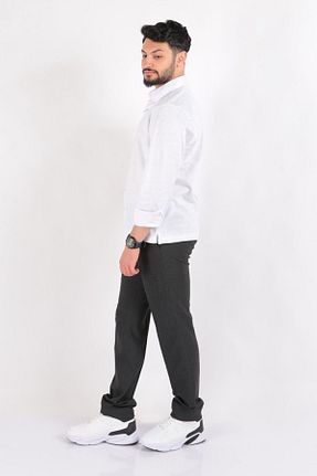 شلوار طوسی مردانه پارچه Brango - کد 829240893
