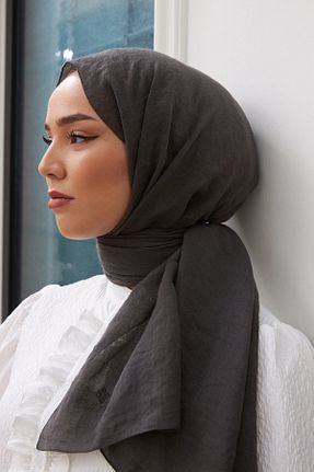شال طوسی زنانه پنبه ای Silk Home - کد 809322247