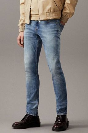 شلوار جین آبی مردانه پاچه تنگ Calvin Klein - کد 850462587