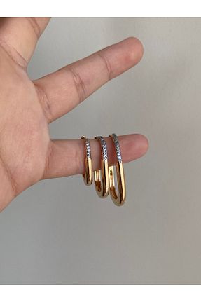 گوشواره جواهر مشکی زیرکن Owentis - کد 191512622