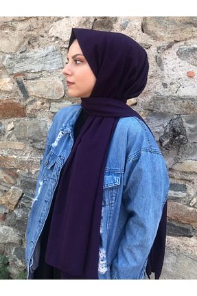 شال بنفش زنانه Medine İpeği Stella - کد 40729977