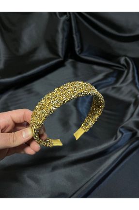 تاج طلائی زنانه سنگ کریستال MegssStore - کد 682866182