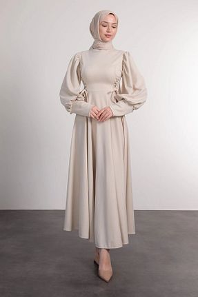 لباس حجاب بژ زنانه رگولار Genel Markalar - کد 834817745