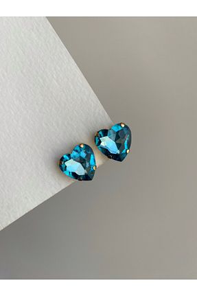 گوشواره جواهر طلائی زیرکن Owentis - کد 748014889