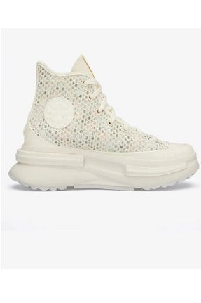 کفش اسنیکر بژ زنانه بند دار Converse - کد 850384577