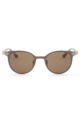 عینک آفتابی بژ زنانه UV400 Gucci - کد 850456655
