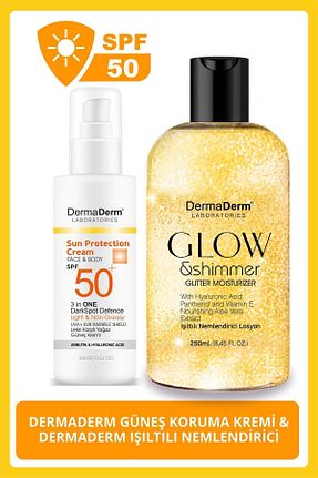 ست کرم ضد آفتاب DermaDerm - کد 837032783