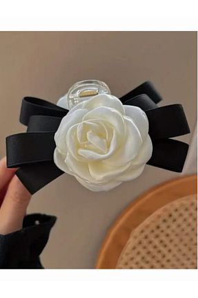 گیره سر سفید زنانه ساتن Diloshtrend Design - کد 850537061