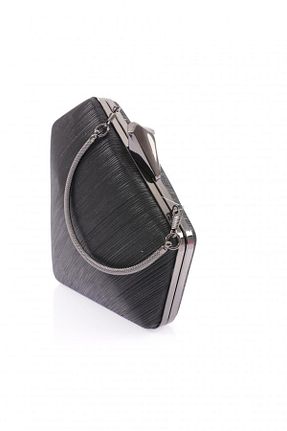 کیف مجلسی مشکی زنانه چرم مصنوعی Dgn - کد 650071914