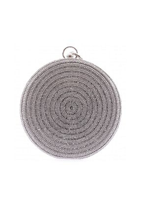 کیف مجلسی طوسی زنانه چرم مصنوعی Dgn - کد 660388951