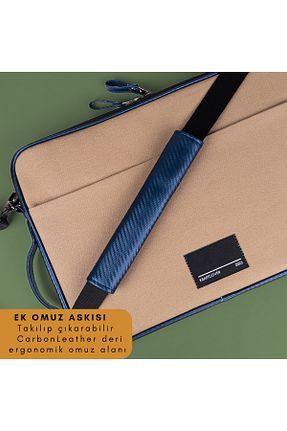 کیف لپ تاپ و مدارک بژ زنانه چرم مصنوعی KraftCover - کد 850548090