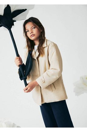 کت قهوه ای بچه گانه دو سینه MANGO Kids - کد 800089083
