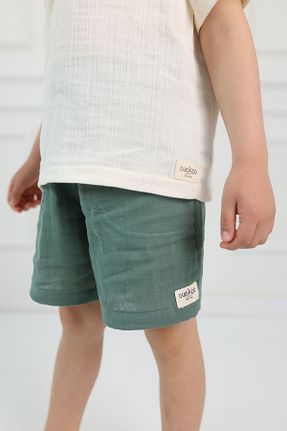 ست بالاتنه و پائین تنه خاکی بچه گانه بافتنی Cuckoo Cotton - کد 815774189