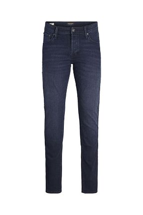 شلوار جین آبی مردانه پاچه تنگ Jack & Jones - کد 843223574