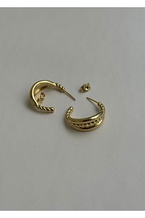 گوشواره جواهر طلائی کد 850881529