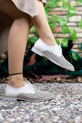 کفش کژوال سفید زنانه چرم مصنوعی Riccon - کد 82229432