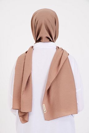 روسری قهوه ای پنبه ای cilekscarf - کد 850864224