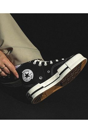 کفش اسنیکر مشکی زنانه بند دار Converse - کد 850693096