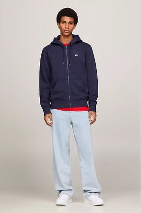 سوئیشرت آبی مردانه ساده Tommy Hilfiger - کد 850785574