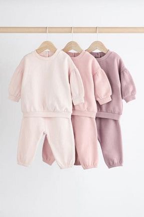 ست بالاتنه و پائین تنه رنگی بچه گانه بافتنی Next Baby - کد 850897210