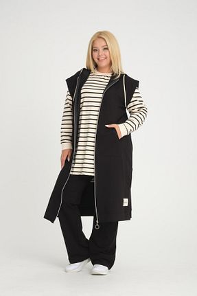 ست بالاتنه و پائین تنه حجاب مشکی زنانه رگولار ButikKardelen - کد 850784164