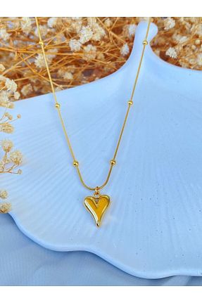 گردنبند استیل ( فولاد ) طلائی زنانه استیل (فولاد) Karen Jewelry - کد 847478372