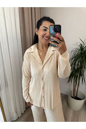 ست بالاتنه و پائین تنه نباتی زنانه بافتنی HERAVEGA BOUTİQUE - کد 850818571