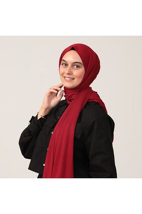 شال زرشکی زنانه پنبه ای ipekistanbul - کد 850820831