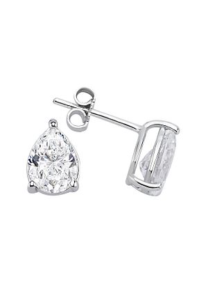 گوشواره الماس سفید نگین دار Sirius Pırlanta - کد 850820379