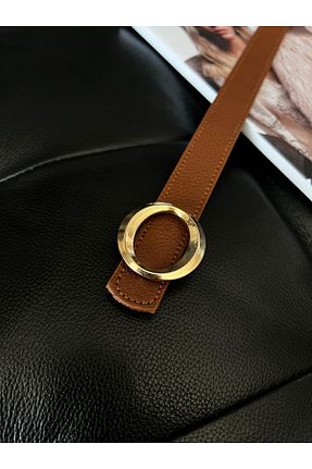 کمربند قهوه ای زنانه چرم مصنوعی Fiori - کد 850840649