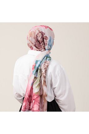 شال زرشکی زنانه ابریشم ipekistanbul - کد 850820794