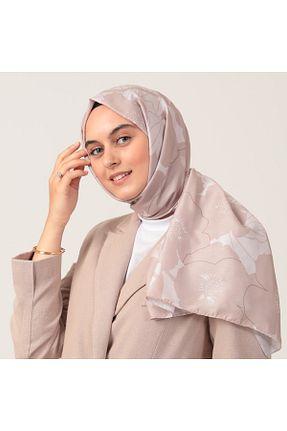 شال قهوه ای زنانه ابریشم ipekistanbul - کد 850817354