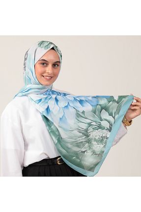 شال سبز زنانه ابریشم ipekistanbul - کد 850828301