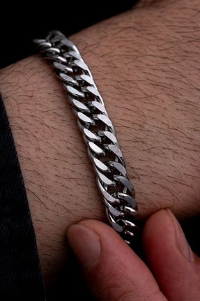 دستبند استیل (فولاد) مردانه استیل ضد زنگ vogutima - کد 850844458