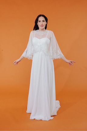 لباس عروس سفید زنانه توری bride in love - کد 746513781