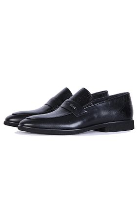 کفش کلاسیک مشکی مردانه چرم خالص Nevzat Özel - کد 850846924