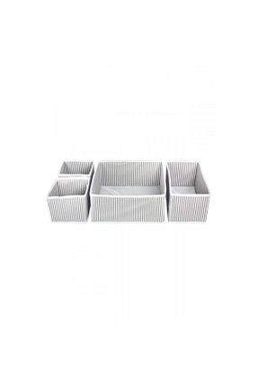 نظم دهنده کمد طوسی پارچه HOMELİFE EV TEKSTİL - کد 83971900