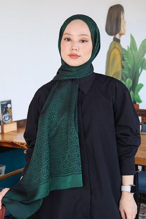شال سبز زنانه Hint İpek - کد 850906953