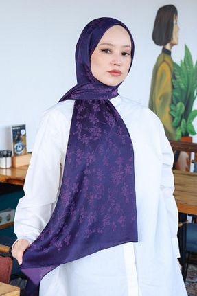 شال بنفش زنانه Hint İpek - کد 850909296