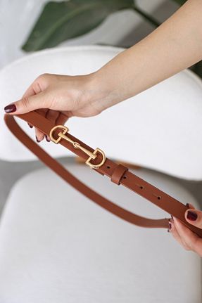 کمربند قهوه ای زنانه پلی استر Poliyance - کد 850910609
