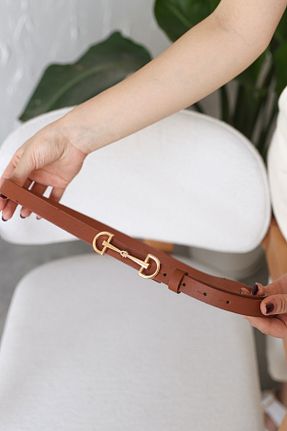 کمربند قهوه ای زنانه پلی استر Poliyance - کد 850910609