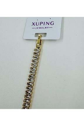 دستبند جواهر طلائی زنانه زیرکن XUPING JEWELRY - کد 824449394