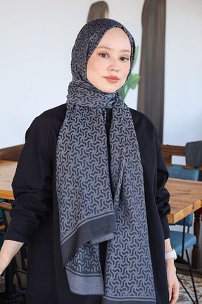 شال طوسی زنانه Hint İpek - کد 850992154